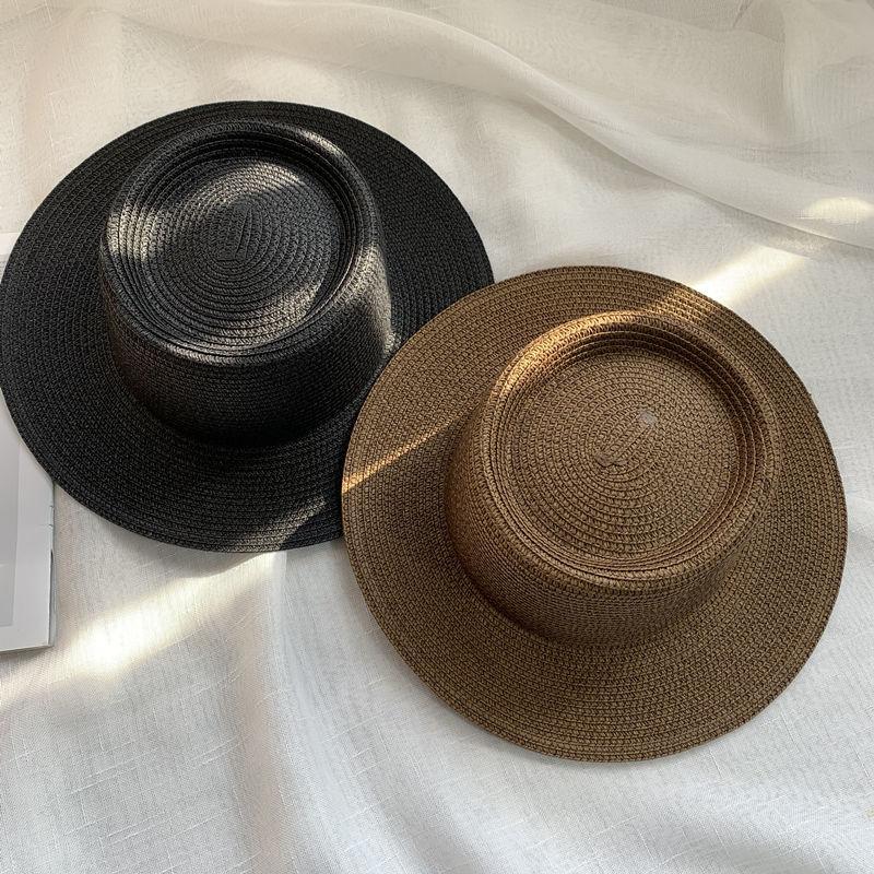Spring and summer new light board straw hat men's outdoor leisure versatile sun hat children travel vacation beach hat