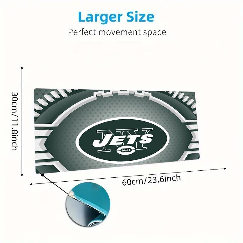 New york jets Color Mouse Pad Large Gaming Table Cushion Non-slip Laptop Tablet Big Mousepad XXL Mat Mini PC Playmat With Lock edge