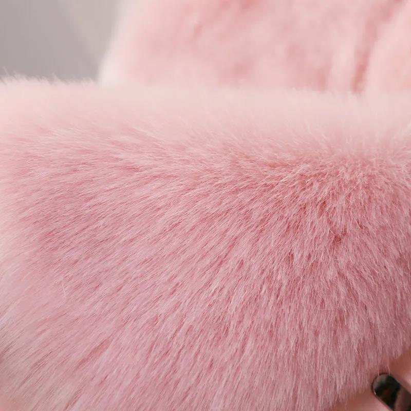 Осень-зима, теплый универсальный меховой жилет, женская кожаная куртка, модный универсальный жилет из искусственного лисьего меха, жилет, короткая куртка, тонкая