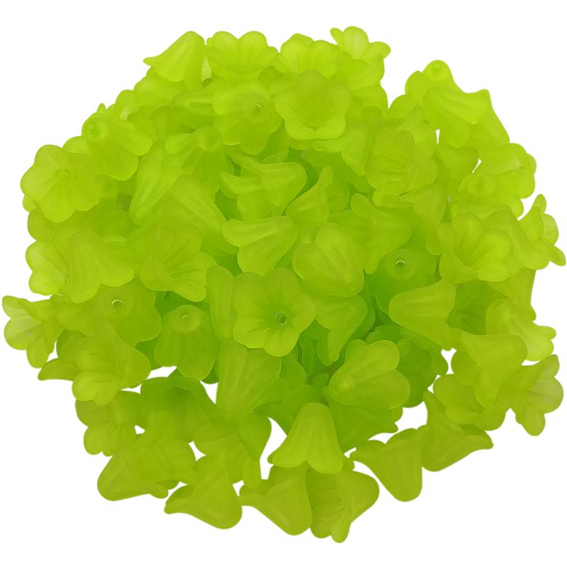 50 шт., цветные бисерные колпачки 13x10 мм, изготовление украшений своими руками, высококачественные матовые акриловые бусины-трубы