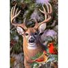 5D DIY Full Round Diamond Painting Animal Deer Cross Stitch Kit Diamond Embroidery Rhinestone Art Picture Home Decoration