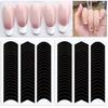1860Pcs/Set French Tip Nail Stickers Self-adhesive Manicure Strips Auxiliary Stickers for French Nails
