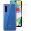 Case + Tempered Glass - Samsung - Galaxy A41 - Unbreakable - Anti-shatter - Silicone