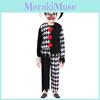 Cosplay Clown Costume Mask Role Play Halloween Events Stage Performance Gift