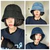Sunshade Denim Bucket Hats Lightweight Sun Protection Basin Cap Simple Retro Fisherman Hat  Spring