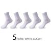 HSS 5 Pairs High Quality Casual Men's Business Socks For Men Cotton Autumn Winter Black White Socks
