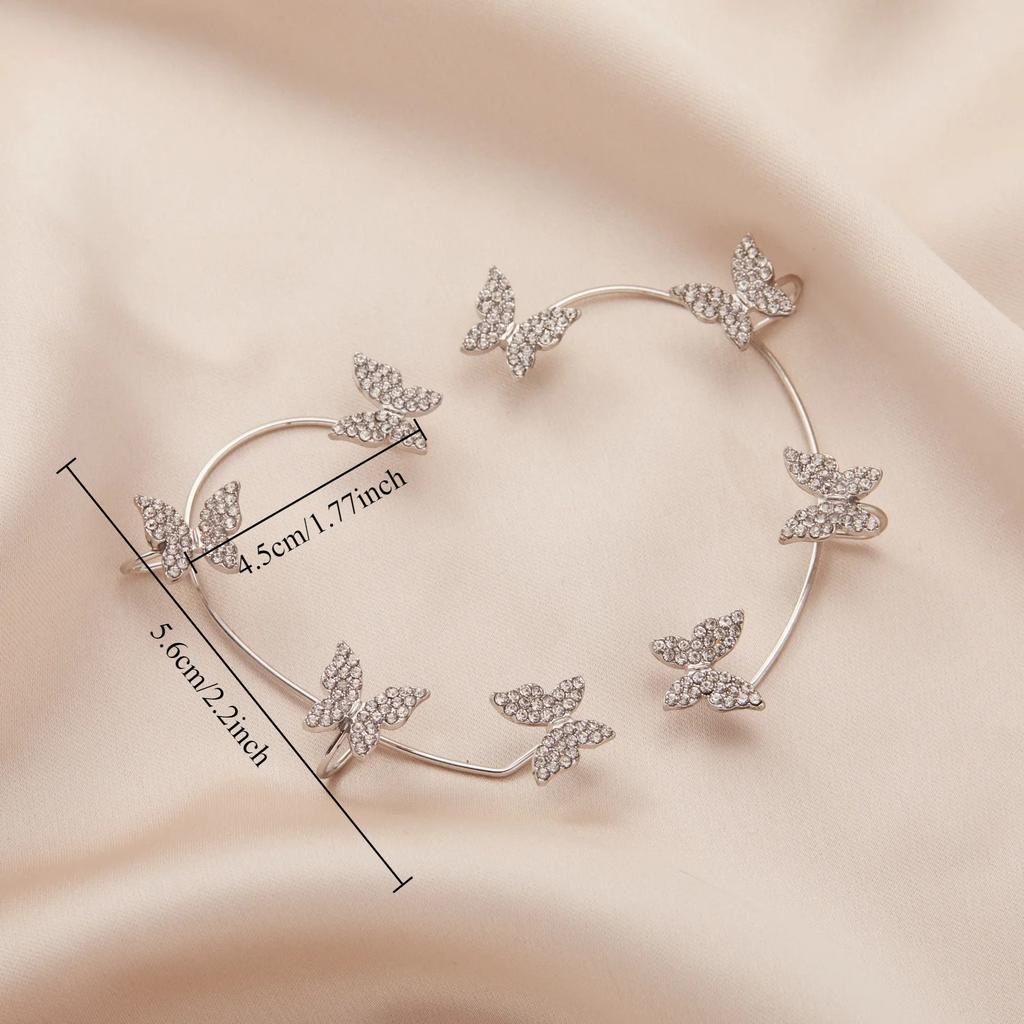 Серьги-клипсы без прокола, интегрированные серьги-клипсы, серьги-клипсы с блестящим цирконом, свадебные украшения для вечеринки, подарок, серьги-клипсы