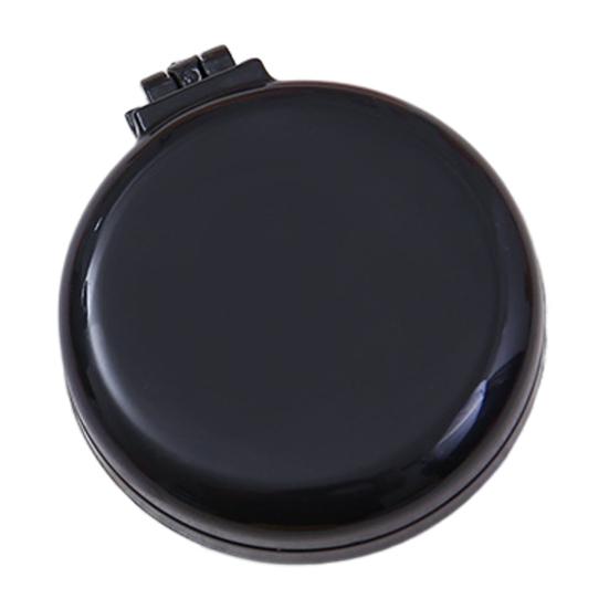 Складная дорожная расческа-зеркало-щетка для волос Портативная мини-карманная расческа Компактный дизайн Зеркальная расческа для укладки на ходу для всех типов волос