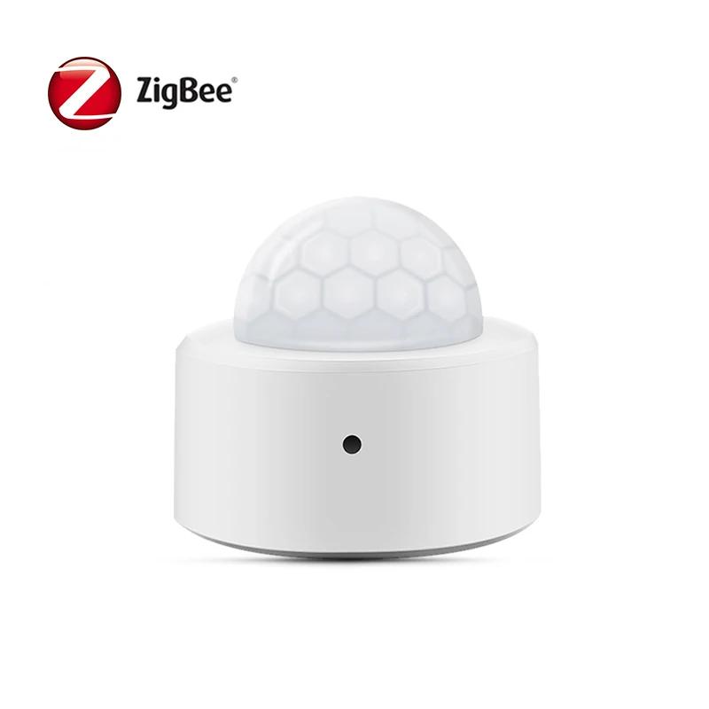 ZigBee PIR Motion Sensor Mini Infrared Human Body Movement Detector Smart Home Security Protection Alarm Support Home Assistant