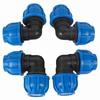 4Pcs PE Plastic 32mm To 32mm Elbow Adapter Connector Water Pipe Fitting Accessories