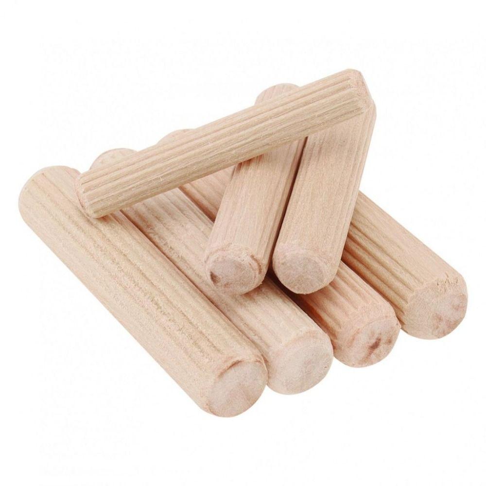 100шт резьба по дереву ящики кровати деревянные гвозди деревообработка с фаской круглые рифленые заглушки