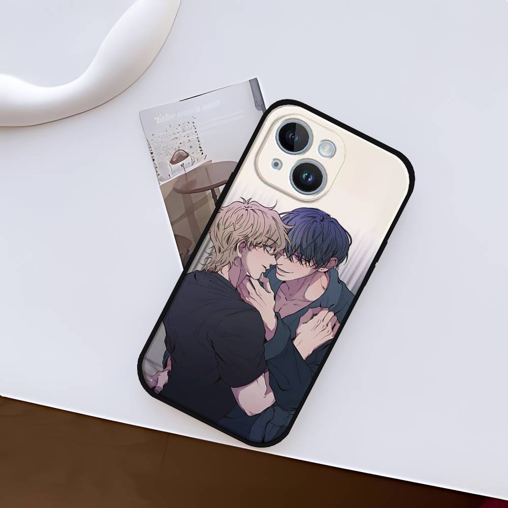 Черный Чехол для Телефона N-Negative R-Romance Подходит для IPhone 17,16,15,11,13,14 Pro Max,Plus,X,Xr,Xs Max,13Mini