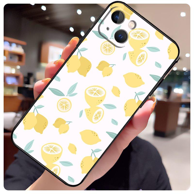 Фруктовый чехол Лимон для iPhone 16 Pro Max 14 13 12 11 15 17 Pro Max mini 15 16 Plus 16e 17 Air Чехол для телефона
