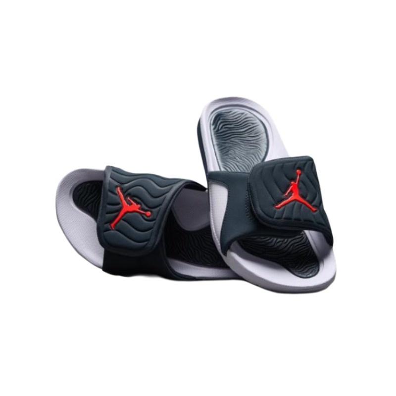 Jordan Unisex Outdoor Slippers White Black Kids' 705171-023