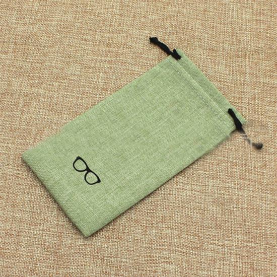 Vogue Metal Linen Glasses Organizer Box Protective Bag Portable Hard Shell Case