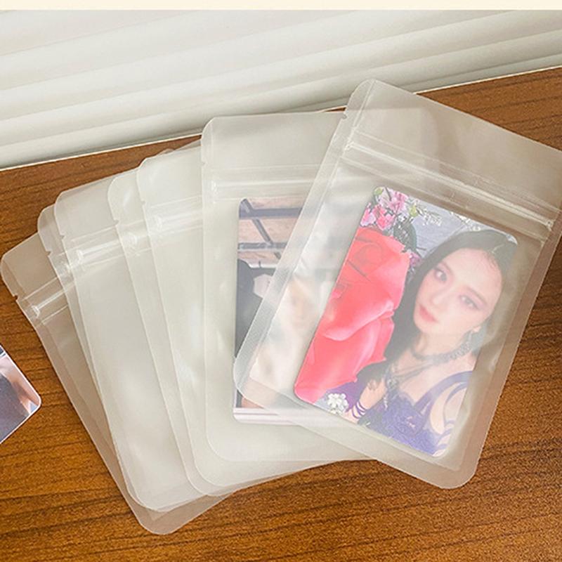 10 Pcs Multicolour Heat Sealable Flat Pouches Ziplock Mylar Bag Small Plastic Zip Lock Aluminum Foil Package Bags Card Film