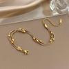 Gold Silver Color Wrap Beaded Bracelets Round Beads Party Jewelry Elegant Wrist Chain  Women