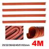4M 157" Car Hood Air Intake Pipe Air Ducting Hose Heat Resistant Temperature Resistance Flexible 25/32/38/42/45/51/63mm
