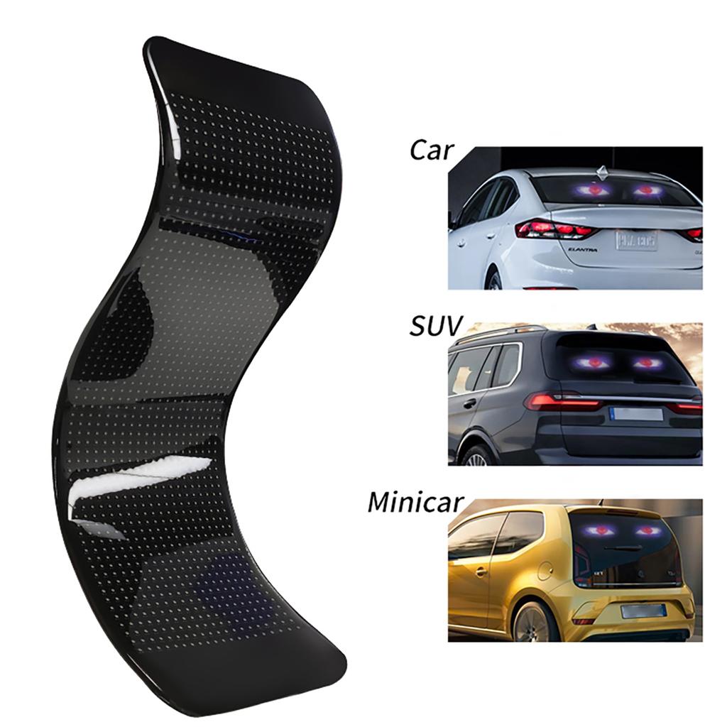 2 шт. светодиодные глаза дьявола для окна грузовика автомобиля гибкая светодиодная панель экрана демона динамические большие глаза анимированные глаза для автомобиля