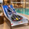 Custom Text Max Verstappen Print Beach Towel Large Towel For Home Bathroom Beach