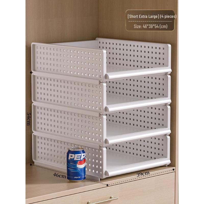 Wardrobe Partition Board: Adjustable Drawer-Style Clothes Organizer for Bedroom Storage