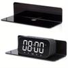 Wall Mounted Shelf Acrylic Display Shelves Clock Speaker Organizer Stand Floating Storage Rack for Living Room Bedroom Bathroom