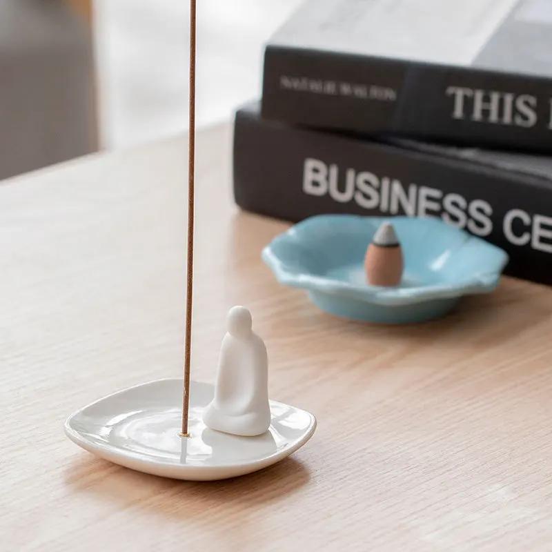 Японский стиль Подставка для благовоний Бытовая Милая Подставка для благовоний в виде животного Аромапалочка Домашнее украшение Орнаменты Благовонная горелка