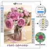 5D DIY Алмазная картина Розовые розы Вышивка крестиком Алмазная художественная вышивка Мозаика Домашний деко