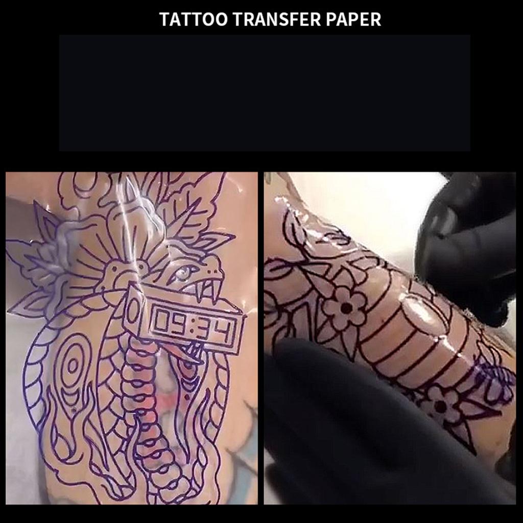 Профессиональная бумага для трафаретной печати татуировок 50 шт., размер А4, термокопировальные листы для прозрачных переносов