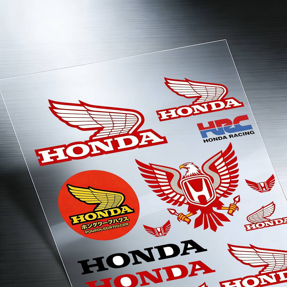 Светоотражающие наклейки для мотоцикла Honda, 3M, Предупреждение о безопасности ночью, в темноте, Шлемы для скутера, PH2