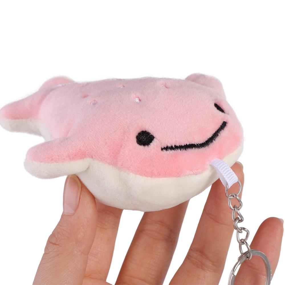 Soft Stuffed Animal Whale Doll Plush Whale Pendant Cartoon Whale Keychain Friends Birthday Gifts