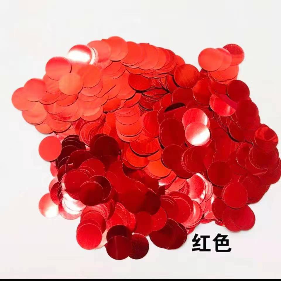 Заводская цена Воздушные шары с блестками 1,5 см круглые прозрачные шары Бобо, наполненные декоративными розово-золотыми посыпками 100 г