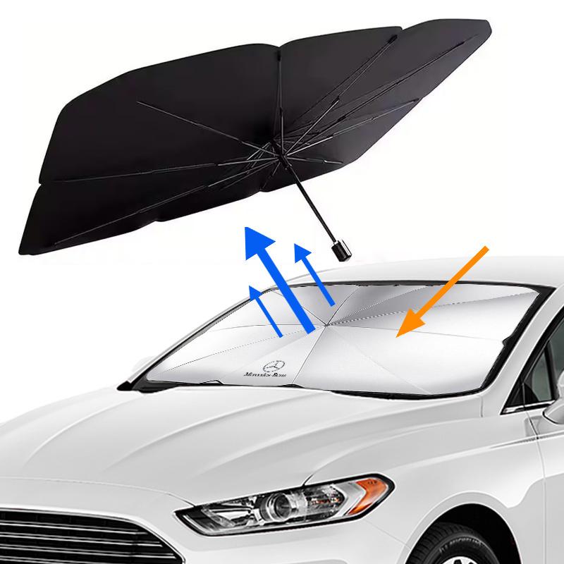 XUV2 Car Insulated Windshield Sunshade Interior For Mercedes Benz G63 G350d G500 GLA GLA43 GLB GLC GLC43 GLE GLK GLE GLS 63 Keychain
