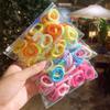 Baby Girl Children Headbands Colorful Elastic Hair Bands Nylon Scrunchie Hair Rope 100pcs Hair Accessories