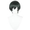 Blue Locks Rin Itoshi Cosplay High Temperature School Festival Wig with Net Itoshi Wig, Wig, Resistant, (Rin Wig)