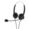 Customer Service Headset Noise Cancelling RJ9 Plug Binaural Wired Telephone Headphone with Mic for VOIP Phones