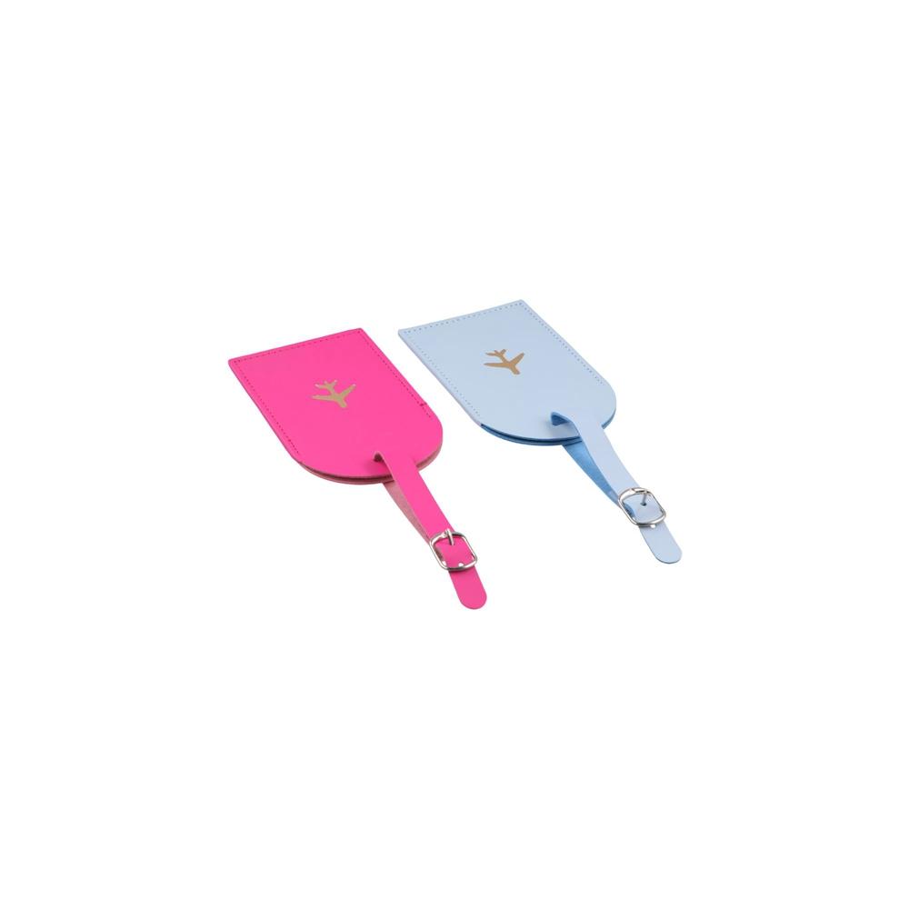 Colorful PU Luggage Tag Boarding Pass Information Card Portable Baggage Name Tags Women