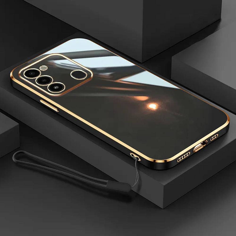 Для Tecno Spark 8C чехол роскошный квадратный чехол Tecno Spark GO 2022 телефон чехол противоударный силиконовый задняя крышка Fundas