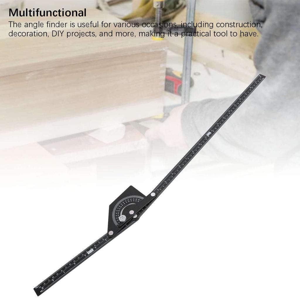 Угломер-транспортир от 0 до 180 градусов из нержавеющей стали, инструмент для измерения угла для деревообработки и строительства