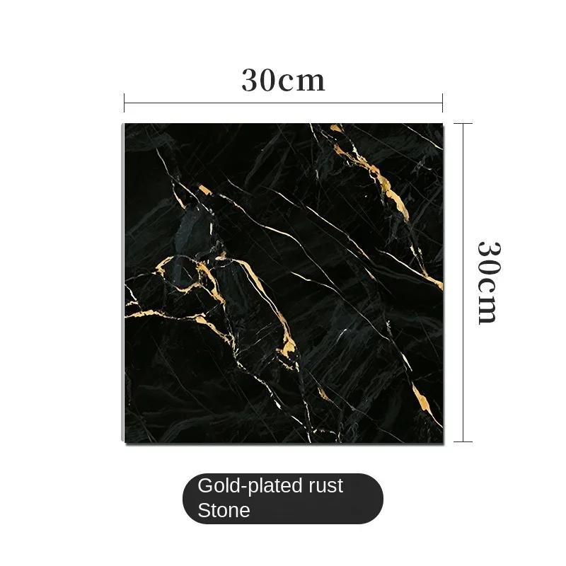 PVC Imitation Marble Wall Stickers Self-adhesive Floor Stickers Waterproof Bathroom Living Room Decoration Decals 30*30cm