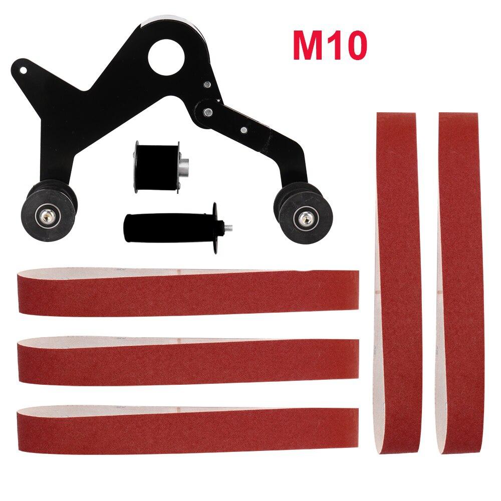 M10/M14 Железный угловой шлифовальный станок Адаптер шлифовальной ленты Аксессуары для шлифовальной машины Шлифовальная полировальная машина