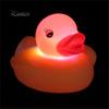 Виниловая светодиодная игрушка-уточка для ванны для новорождённых малышей