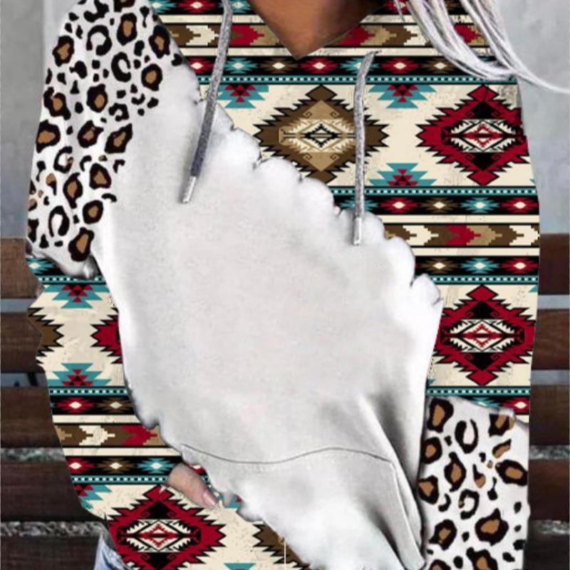 Весна Осень Цветные Блоки Печатный 3D Модные Повседневные Толстовки С Капюшоном Толстовки и Свитшоты (Женский)