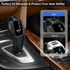 Carbon Fiber Style Gear Shift Knob Cover Trim For BMW F10 F30 X3 X4 1-7 Series