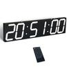 CHKOSDA 27 Inch Digital Wall LED Digital Clock with Temperature and Date Large Wall Clock for Double-sided Clock, Multi-function Timer, Display,