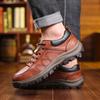 Men's shoes new casual shoes outdoor comfortable thick sole lightweight anti slip wear-resistant hiking shoes