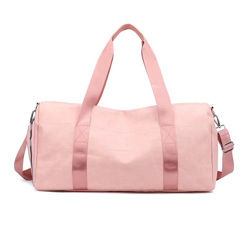 Водонепроницаемая сумка для фитнеса из ПУ с отделением для обуви, портативная дорожная сумка большой вместимости с ручкой