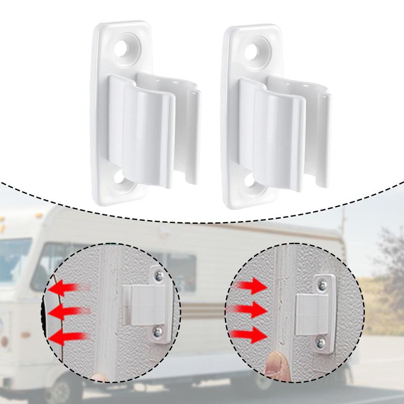 2 Pieces RV Awning Crank Handle Brackets Clips Clamps Awning Crank Storage