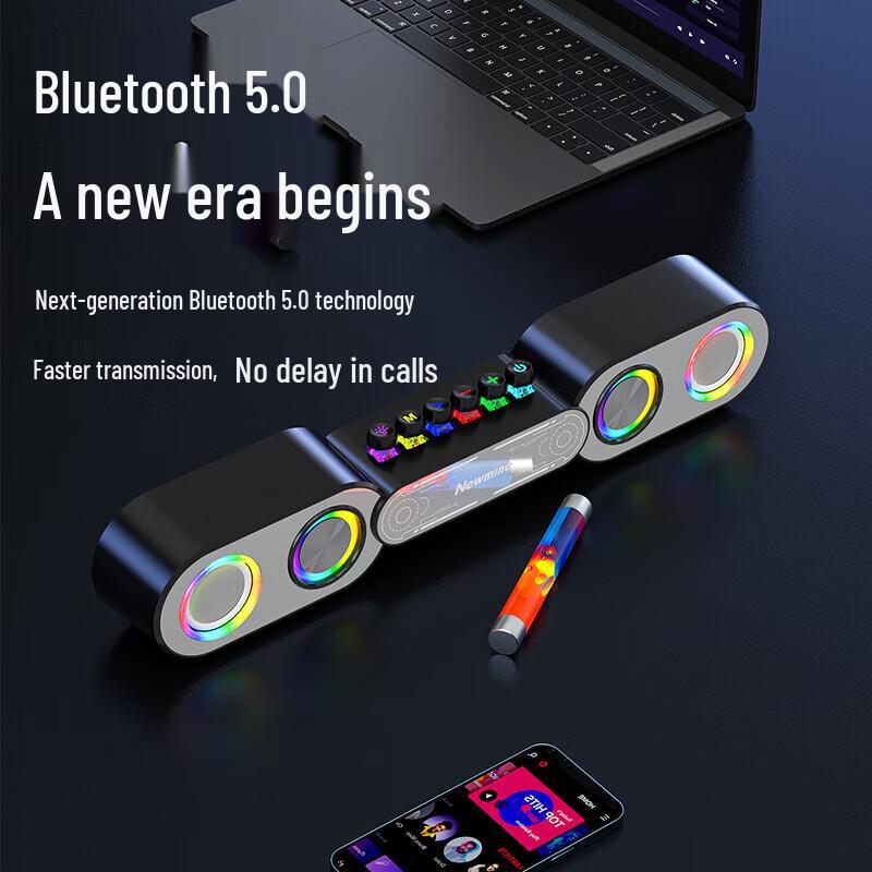 Newman K231 RGB Gaming Desktop Bluetooth Speaker CN plug (adapter included)