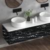 Наклейки на стену из мрамора, самоклеящиеся наклейки на стену для кухни, водостойкие и жиростойкие наклейки из ПВХ, наклейки для ванной комнаты